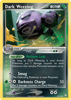 Dark Weezing 42/109 — EX O Retorno da Equipe Rocket