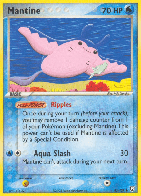 Carta Mantine 45/109 do set Team Rocket Returns — Pokémon TCG | Bynx