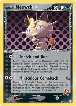 Rocket's Meowth 46/109 — EX O Retorno da Equipe Rocket