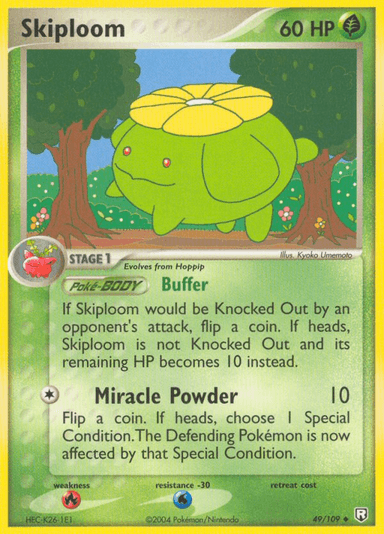 Carta Skiploom 49/109 do set Team Rocket Returns — Pokémon TCG | Bynx