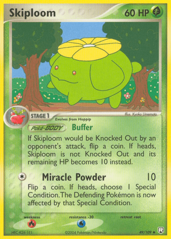 Carta Skiploom 49/109 do set Team Rocket Returns — Pokémon TCG | Bynx