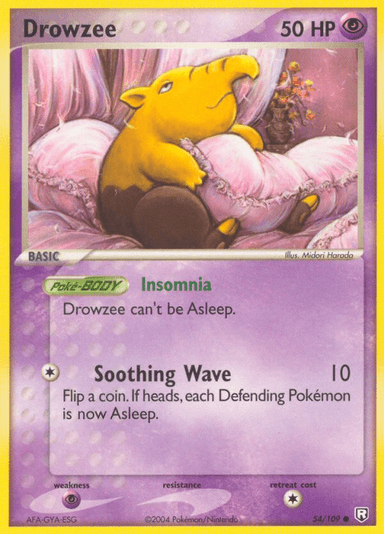 Carta Drowzee 54/109 do set Team Rocket Returns — Pokémon TCG | Bynx