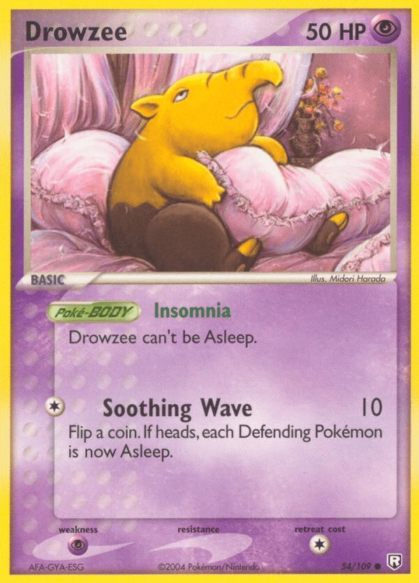 Carta Drowzee 54/109 do set Team Rocket Returns — Pokémon TCG | Bynx