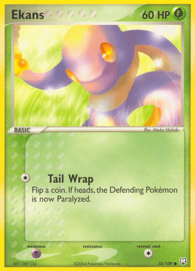 Carta Ekans 55/109 do set Team Rocket Returns — Pokémon TCG | Bynx