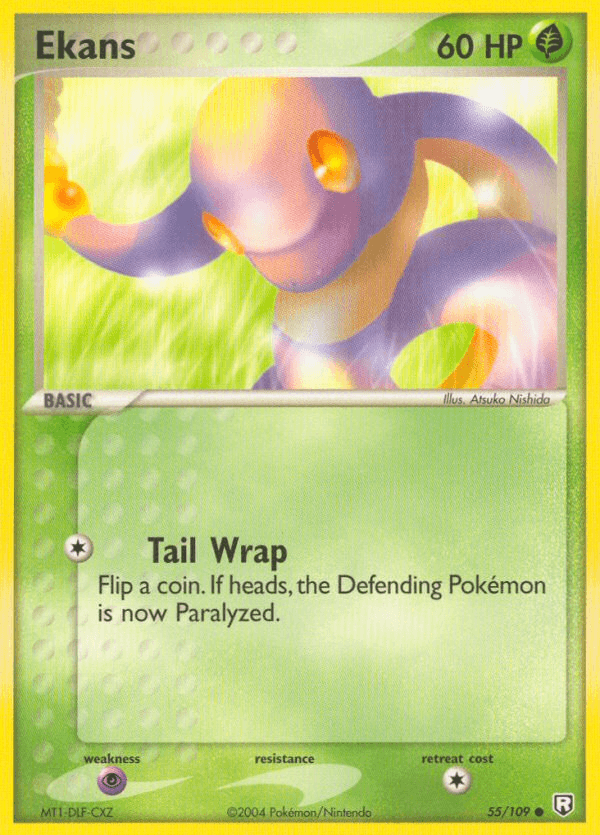Carta Ekans 55/109 do set Team Rocket Returns — Pokémon TCG | Bynx