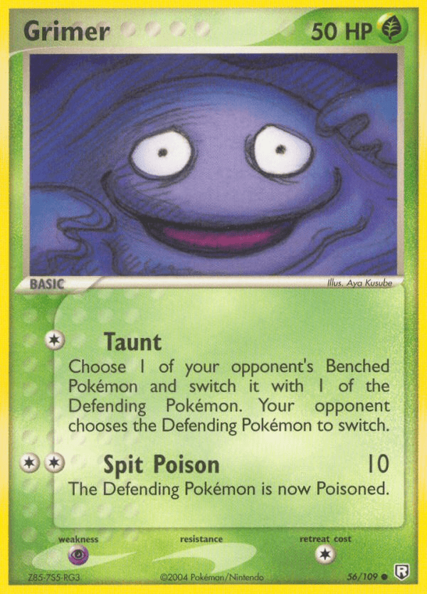 Carta Grimer 56/109 do set Team Rocket Returns — Pokémon TCG | Bynx