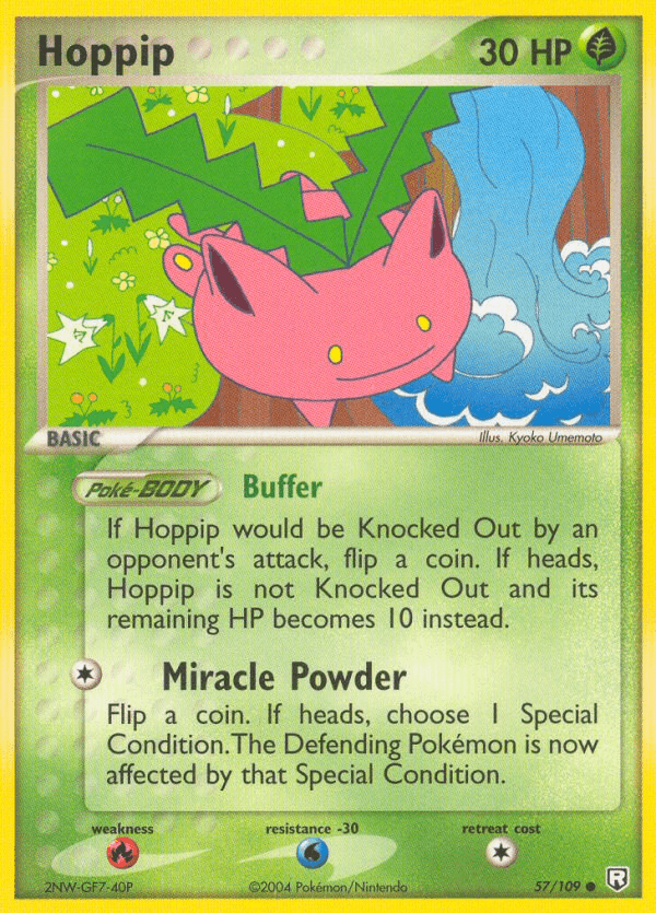 Carta Hoppip 57/109 do set Team Rocket Returns — Pokémon TCG | Bynx