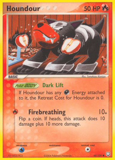 Carta Houndour 60/109 do set Team Rocket Returns — Pokémon TCG | Bynx