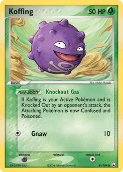 Koffing 61/109 — EX O Retorno da Equipe Rocket