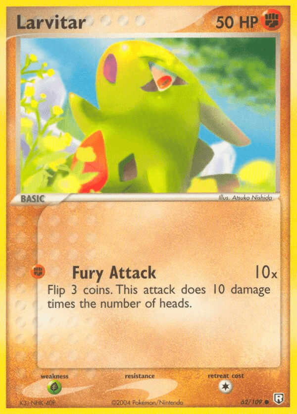Carta Larvitar 62/109 do set Team Rocket Returns — Pokémon TCG | Bynx