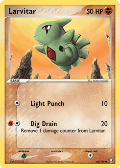 Larvitar 63/109 — EX O Retorno da Equipe Rocket
