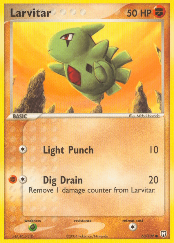 Carta Larvitar 63/109 do set Team Rocket Returns — Pokémon TCG | Bynx