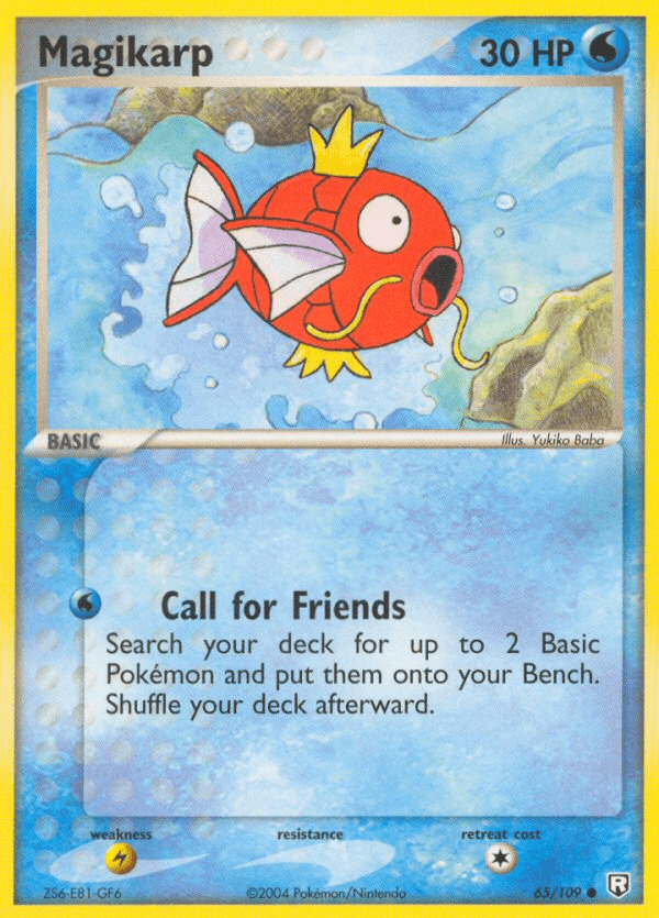 Carta Magikarp 65/109 do set Team Rocket Returns — Pokémon TCG | Bynx