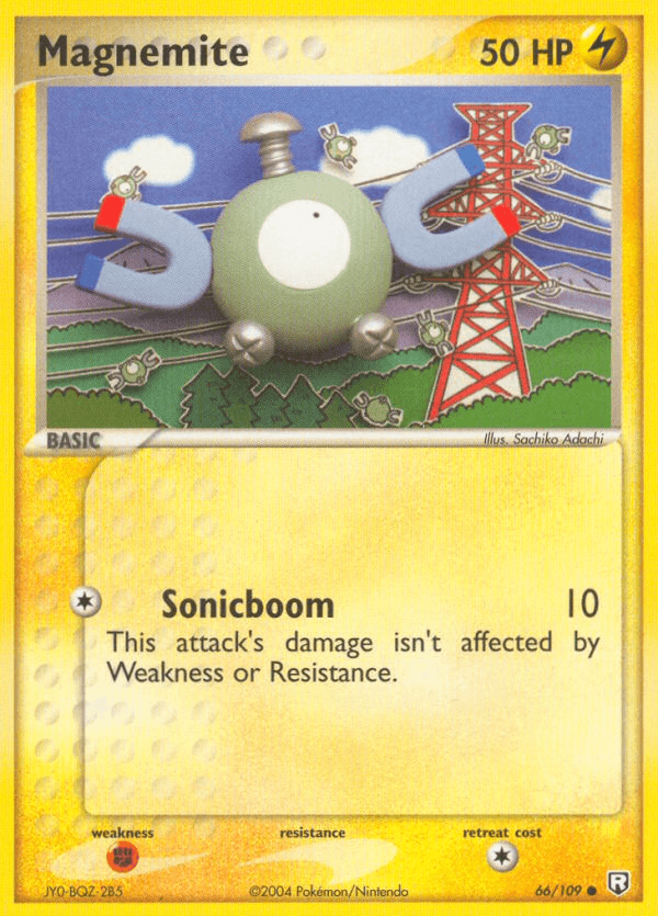 Carta Magnemite 66/109 do set Team Rocket Returns — Pokémon TCG | Bynx