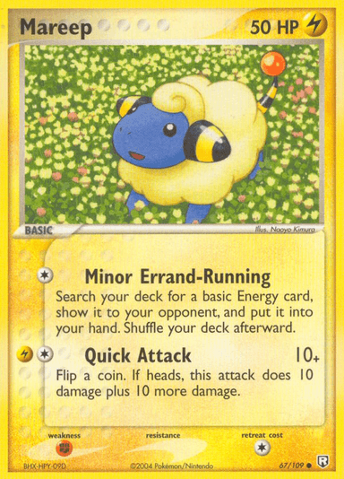Carta Mareep 67/109 do set Team Rocket Returns — Pokémon TCG | Bynx