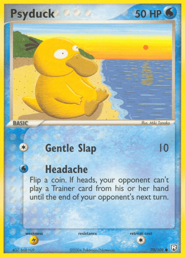 Carta Psyduck 70/109 do set Team Rocket Returns — Pokémon TCG | Bynx