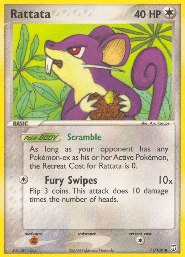 Carta Rattata 71/109 do set Team Rocket Returns — Pokémon TCG | Bynx