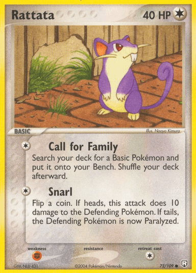 Carta Rattata 72/109 do set Team Rocket Returns — Pokémon TCG | Bynx
