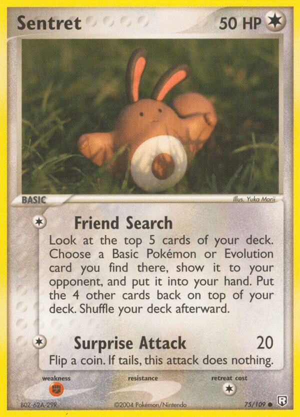 Carta Sentret 75/109 do set Team Rocket Returns — Pokémon TCG | Bynx