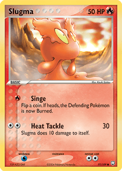 Slugma 77/109 — EX O Retorno da Equipe Rocket
