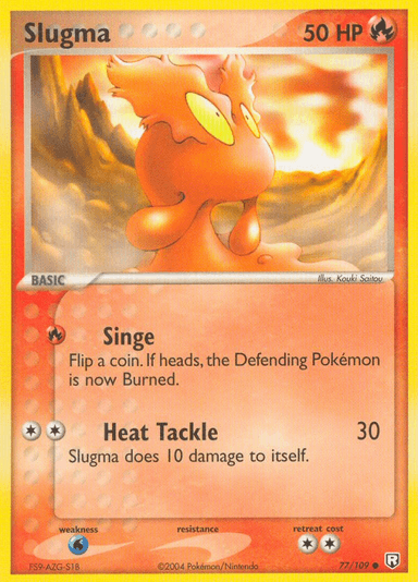 Carta Slugma 77/109 do set Team Rocket Returns — Pokémon TCG | Bynx
