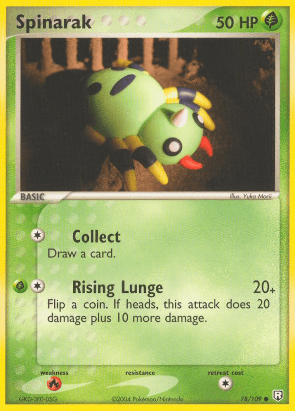 Carta Spinarak 78/109 do set Team Rocket Returns — Pokémon TCG | Bynx
