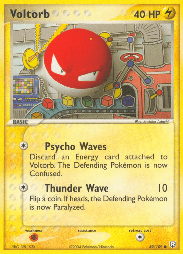 Carta Voltorb 80/109 do set Team Rocket Returns — Pokémon TCG | Bynx