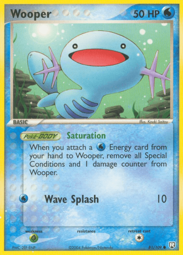 Carta Wooper 81/109 do set Team Rocket Returns — Pokémon TCG | Bynx
