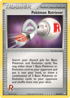 Pokémon Retriever 84/109 — EX O Retorno da Equipe Rocket