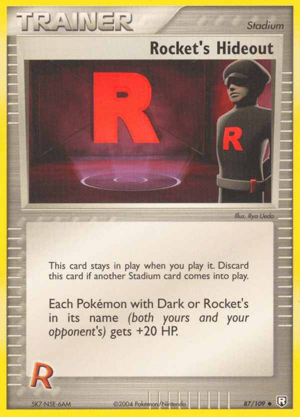 Carta Rocket's Hideout 87/109 do set Team Rocket Returns — Pokémon TCG | Bynx