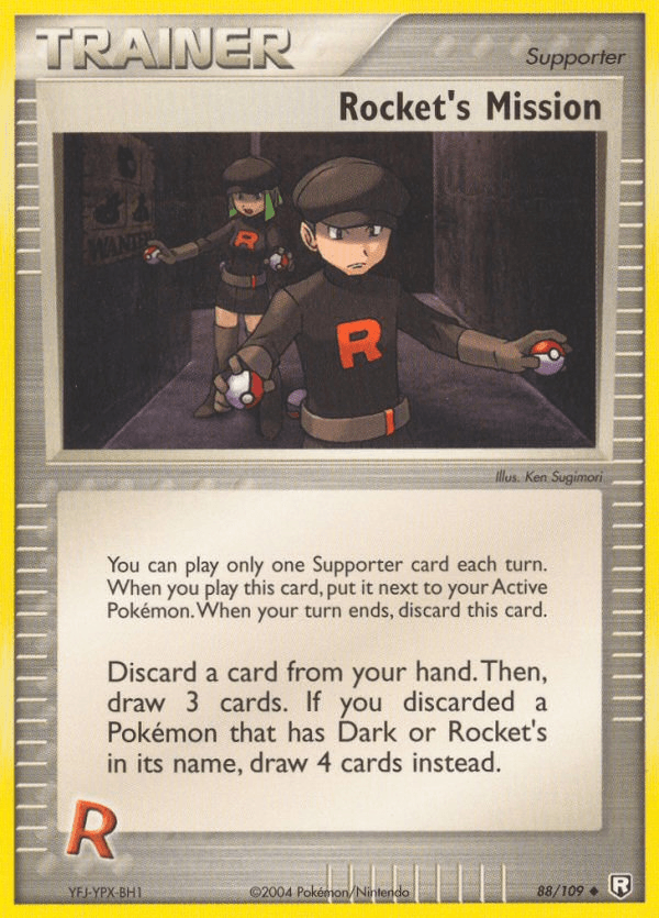 Carta Rocket's Mission 88/109 do set Team Rocket Returns — Pokémon TCG | Bynx