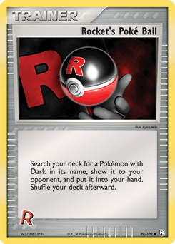 Rocket's Poké Ball 89/109 — EX O Retorno da Equipe Rocket