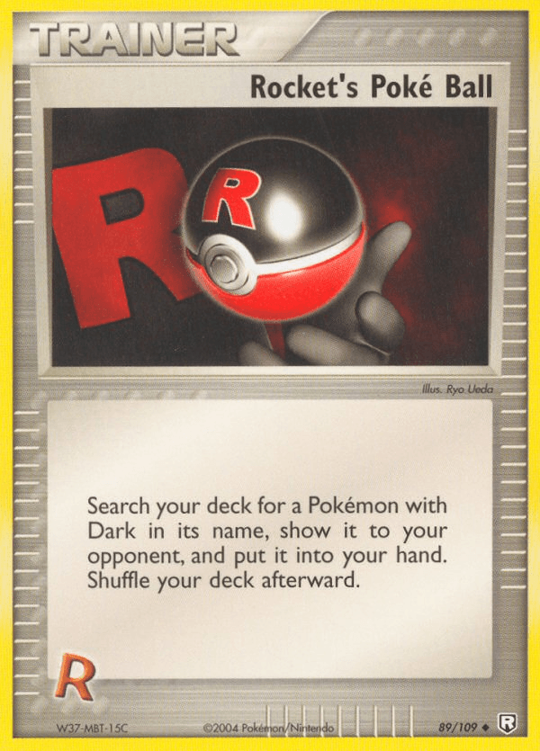Carta Rocket's Poké Ball 89/109 do set Team Rocket Returns — Pokémon TCG | Bynx