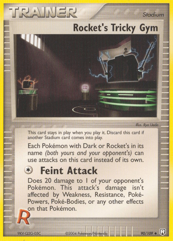 Carta Rocket's Tricky Gym 90/109 do set Team Rocket Returns — Pokémon TCG | Bynx