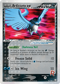 Rocket's Articuno ex 96 — Team Rocket Returns