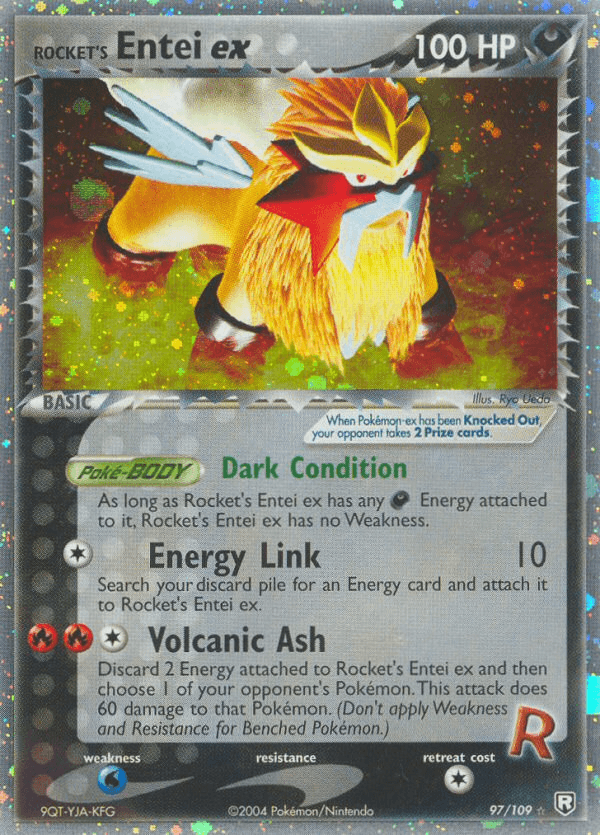 Carta Rocket's Entei ex 97/109 do set Team Rocket Returns — Pokémon TCG | Bynx