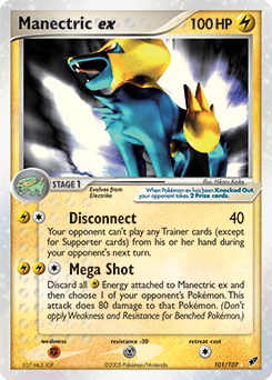 Manectric ex 101 — Deoxys