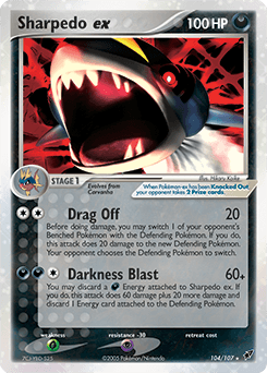 Sharpedo ex 104 — Deoxys