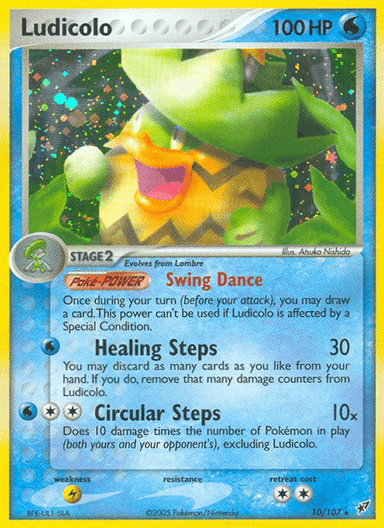 Carta Ludicolo 10/107 do set Deoxys — Pokémon TCG | Bynx