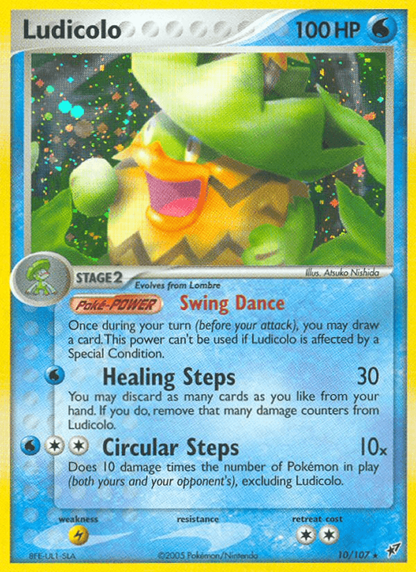Carta Ludicolo 10/107 do set Deoxys — Pokémon TCG | Bynx