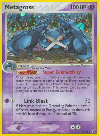 Carta Metagross 11/107 do set Deoxys — Pokémon TCG | Bynx