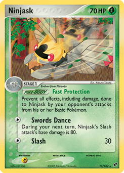 Ninjask 13/107 — EX Deoxys
