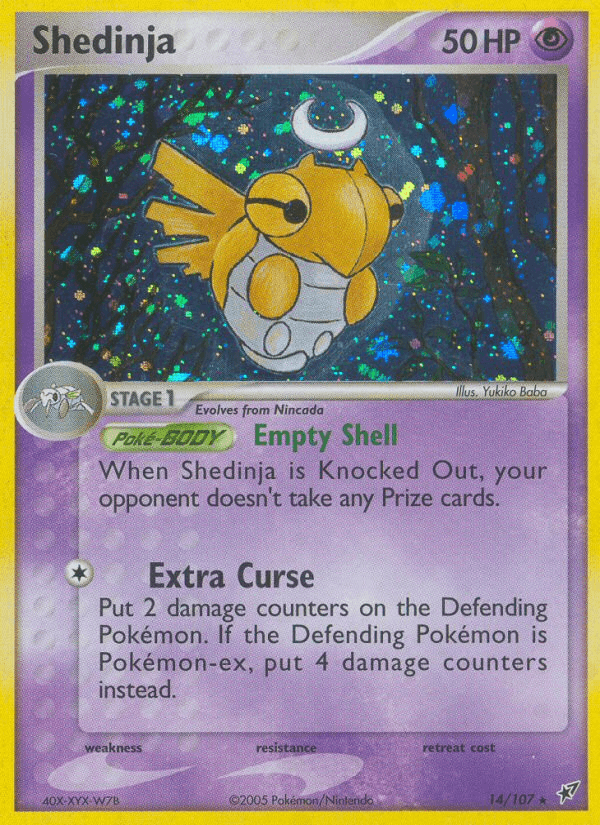 Carta Shedinja 14/107 do set Deoxys — Pokémon TCG | Bynx