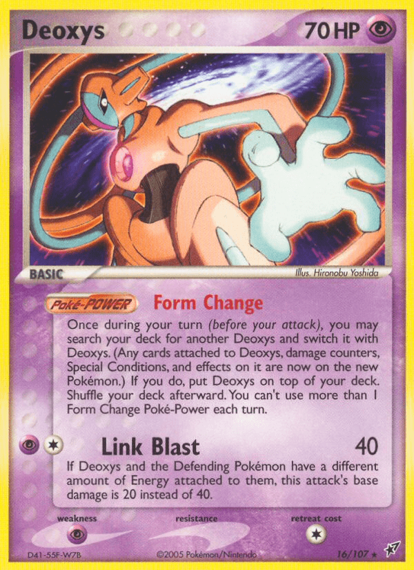 Carta Deoxys 16/107 do set Deoxys — Pokémon TCG | Bynx