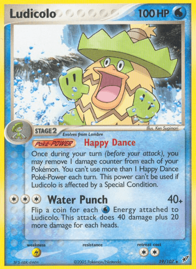 Carta Ludicolo 19/107 do set Deoxys — Pokémon TCG | Bynx