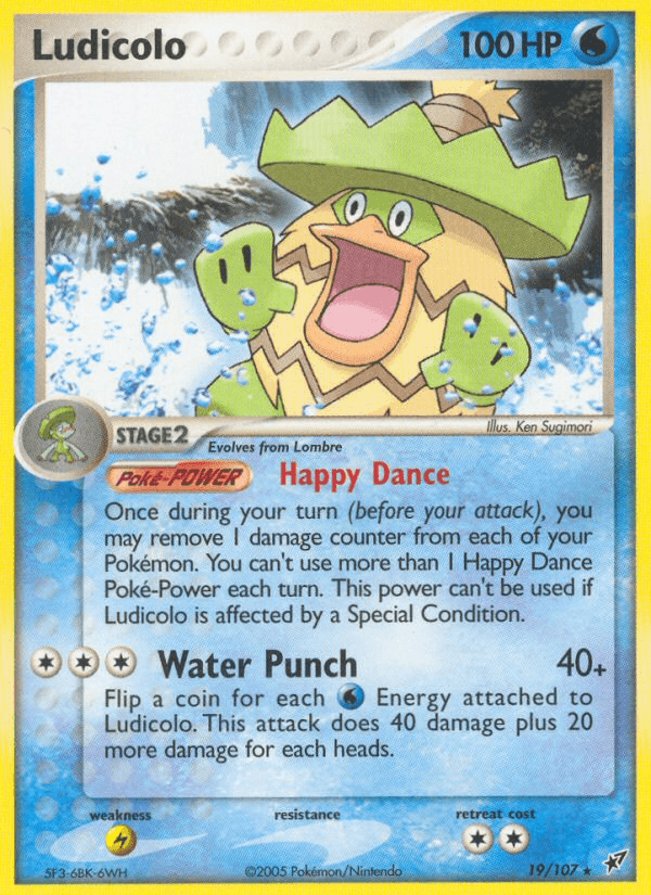 Carta Ludicolo 19/107 do set Deoxys — Pokémon TCG | Bynx