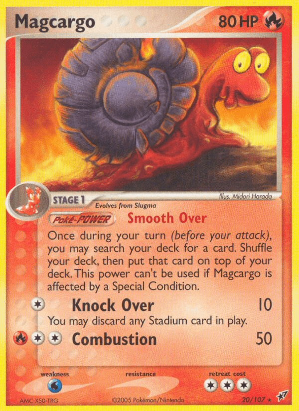 Carta Magcargo 20/107 do set Deoxys — Pokémon TCG | Bynx