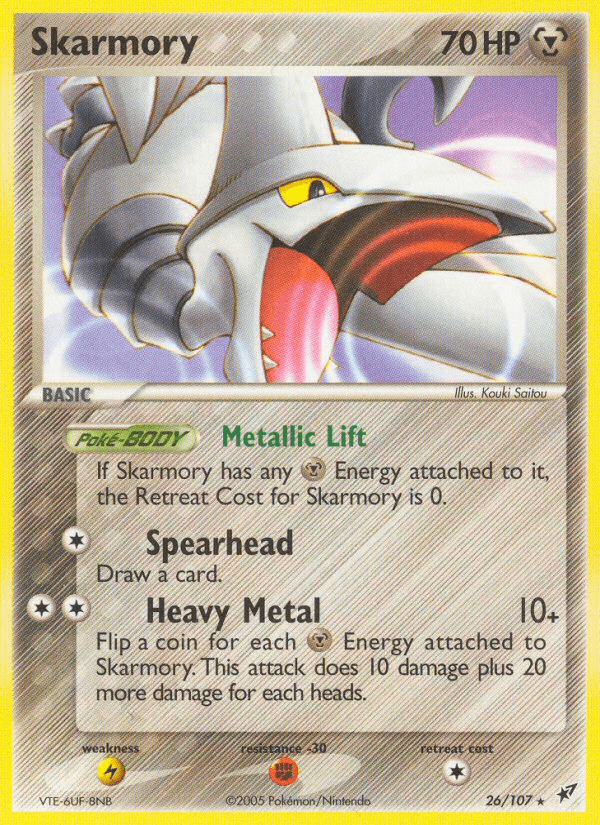 Carta Skarmory 26/107 do set Deoxys — Pokémon TCG | Bynx