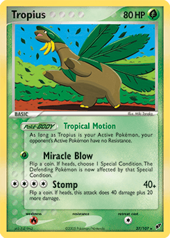 Tropius 27/107 — EX Deoxys