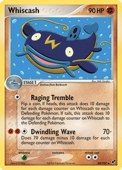 Whiscash 28/107 — EX Deoxys